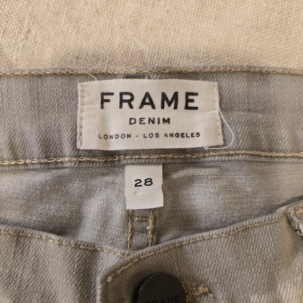 FRAME Denim Le Garcon Skinny Jeans Women Size 28 Gray - Picture 2 of 7
